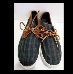 Polo Plaid Boot Shoes...size 10
